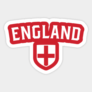 England Sports Fan • Classic Flag Shield National Team Support Badge Sticker